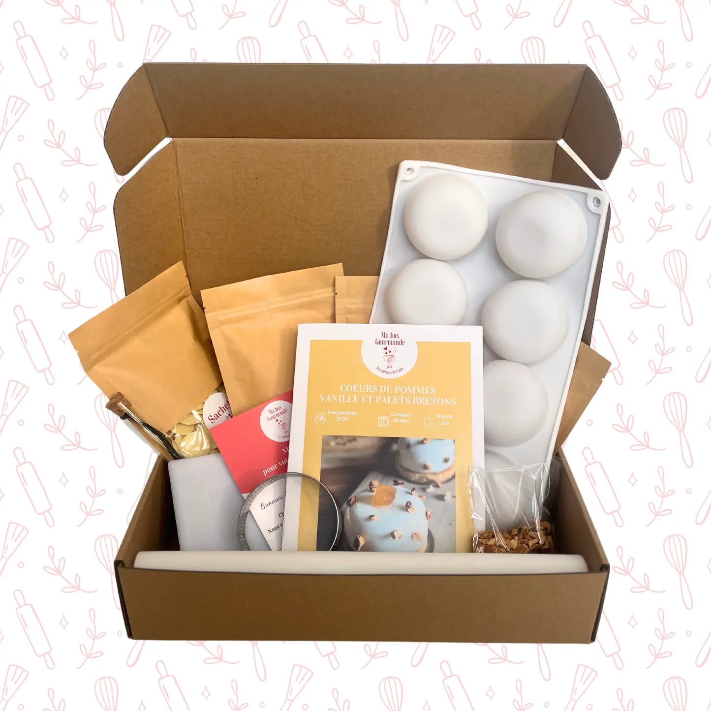 COEURS DE POMMES VANILLE ET PALETS BRETONS Ma Box Gourmande