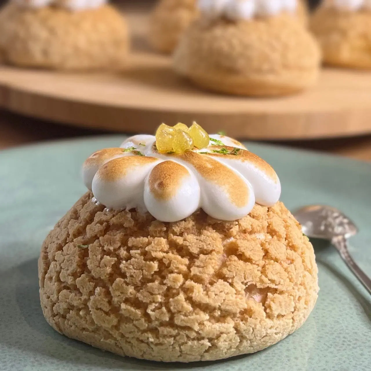 CHOUX CRAQUELIN CITRON MERINGUÉS Ma Box Gourmande