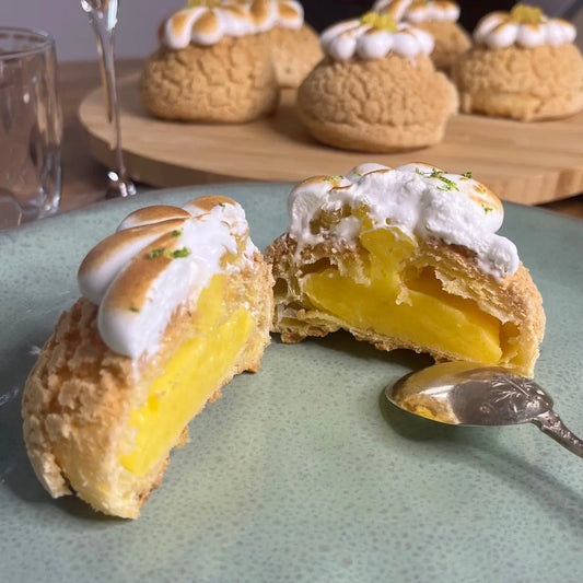 CHOUX CRAQUELIN CITRON MERINGUÉS Ma Box Gourmande