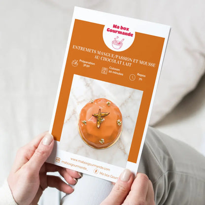 BOX ENTREMETS MANGUE PASSION CHOCOLAT LAIT