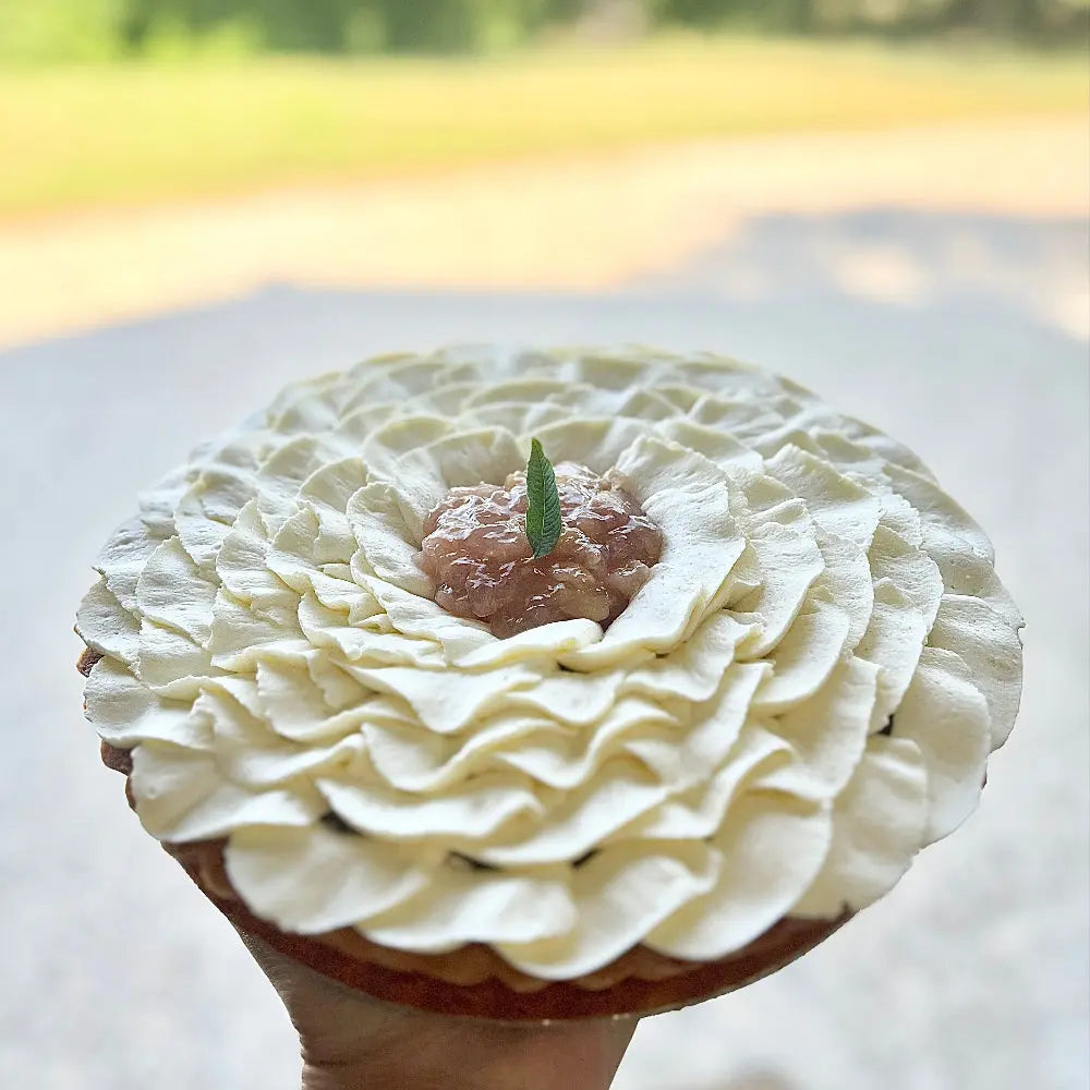 BOX TARTE PÊCHES VERVEINE