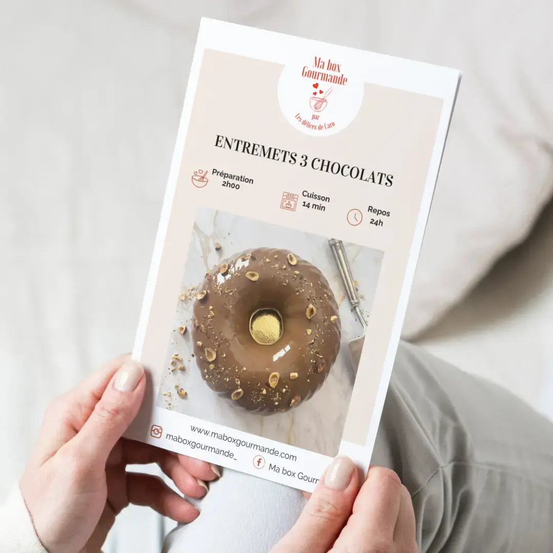 Cours vidéo Recette Entremets 3 chocolats Ma Box Gourmande