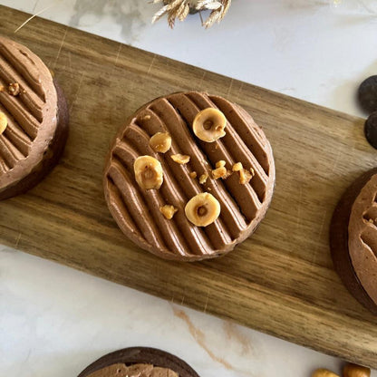 TARTELETTES CHOCOLAT CARAMEL (recette pour 6 tartelettes)